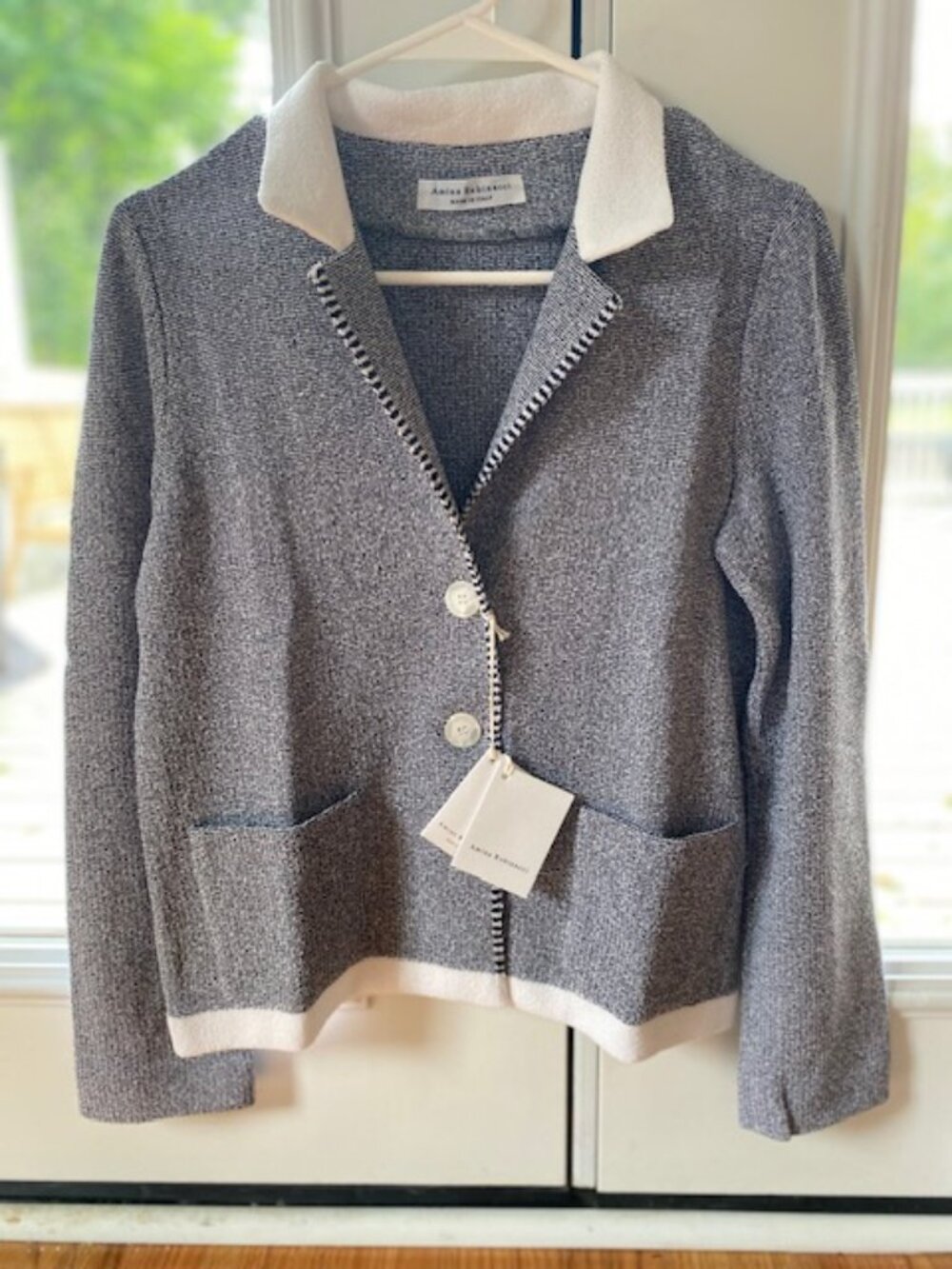 Amina Rubinacci Segreto Short Jacket Tag 44 (US Medium) NEW in Bag